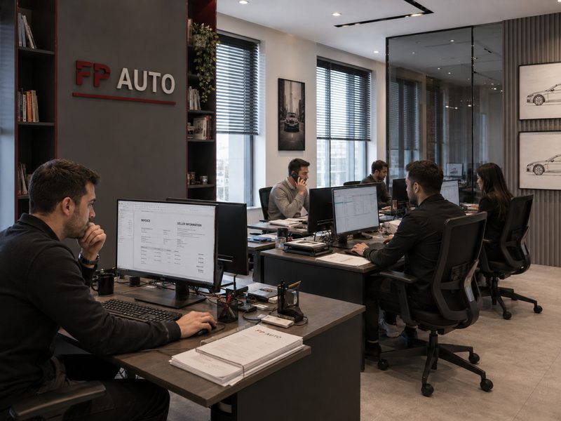 Работа с инвойсами и документами FP AUTO